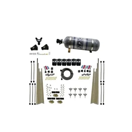 8-Cyl Triple-D Dry Direct Port 3 Stage Dry 6 Solenoids 12LB Nitrous Express NX 80020-12