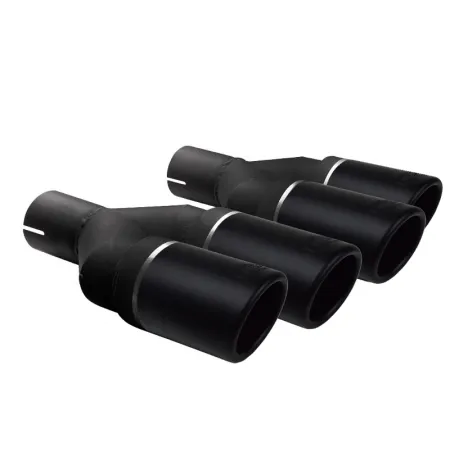 Uniwersalna końcówka tłumika okrągła 70mm długość 200/180mm średnica montażowa 50mm