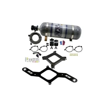 4150 Assassin Plate Gasoline RNC 250-750Hp with 12Lb Carbon Bottle Nitrous Express NX 67140-12