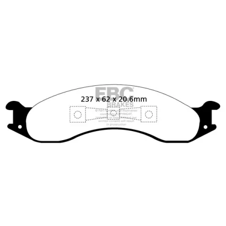 DP71257 Klocki hamulcowe GREENSTUFF EBC Brakes Ford Econoline E250 Econoline E35