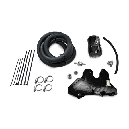 Oil Catch Can Kit Small Black 17 mm RTMG Performance for 1.8 / 2.0 TSI EA888.3