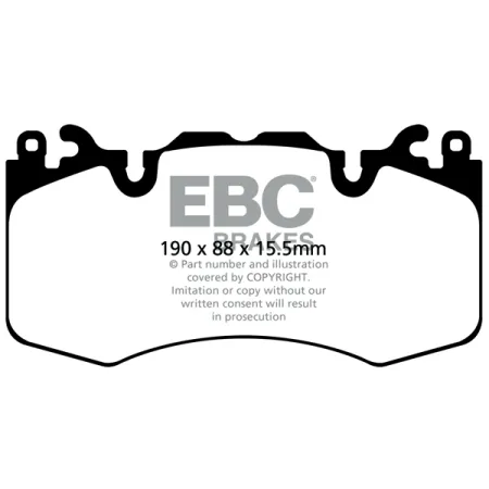 DPX2064 Klocki hamulcowe ULTIMAX2 EBC Brakes Land Rover Defender 90 L663 Defender 110 L663 Discovery 5 Range Rover L322 Range Rover L405 Range Rover S