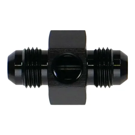 Adapter pomiarowy 6AN męski Flare z portem manometru 1/8