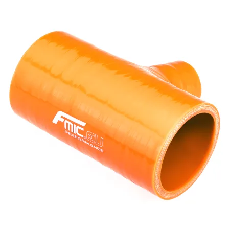 Trójnik silikonowy T-Piece 63/32mm Pomarańczowy