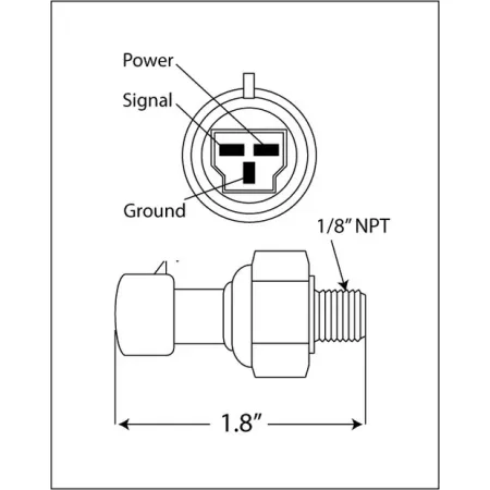 Prosport Premium Oil / Fuel Pressure Sender