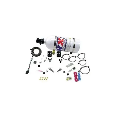 Dual Nozzle Nitrous System with 10Lb Bottle for GM TBI ALL (50-75-100-125HP) Nitrous Express NX 20218-10