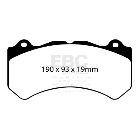 DP51983NDX Klocki hamulcowe BLUESTUFF NDX EBC Brakes Nissan Nissan GT-R R35 GTR R35 Nismo GTR R35 JukeR 1st Gen