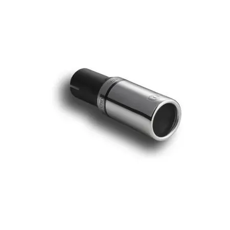 Uniwersalna końcówka tłumika okrągła 60mm długość 90mm średnica montażowa 50mm