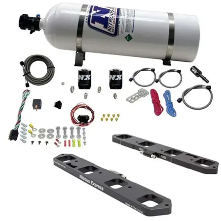 Direct Port Plate System Nitrous Express NX 20958-15 for 5.7 6.1 6.4L Hemi w/15lb Bottle
