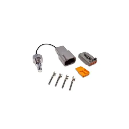 CANchecked NTC01 Czujnik temperatury z wtykiem DTM04-3P i wbudowanym rezystorem