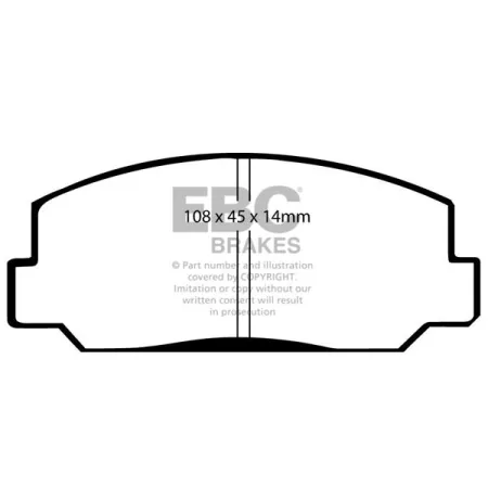 DP281 Klocki hamulcowe ULTIMAX2 EBC Brakes Honda Accord SJ