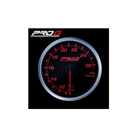 Wskaźnik Pro G Race Series RS, temperatury oleju °F RED 52mm
