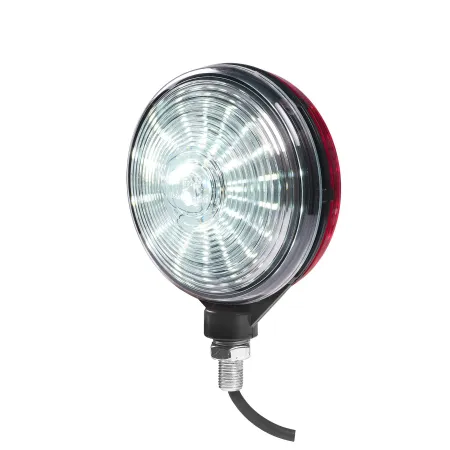 Dwustronne Światło Postojowe Ostrzegawcze Purelux Spectrum Newschool Czerwone Białe 12V 24V 109mm 2W