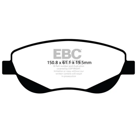 DPX2026 Klocki hamulcowe ULTIMAX2 EBC Brakes Toyota Avensis Verso