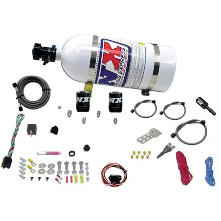 Hemi & Srt8 Single Nozzle Fly-By-Wire Sys (35-150Hp) with 10Lb Bottle Nitrous Express NX 20918-10