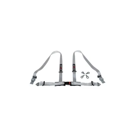 DriftShop 4 Point Harness 2" Grey Road Approved ECE