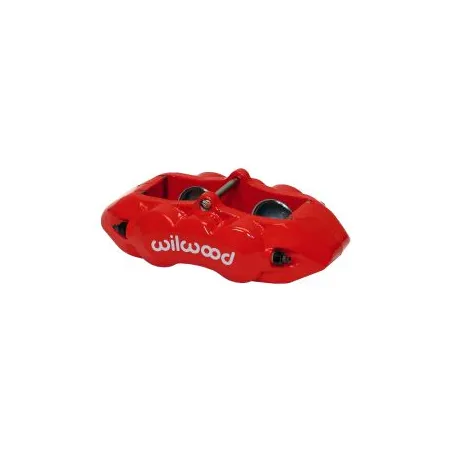 Uniwersalny zacisk hamulcowy przedni 4 tłoczkowy Wilwood 120-10525 D8-4 czerwony