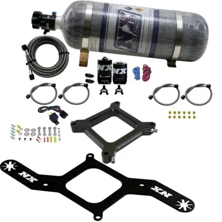 4150 Assassin Plate Gasoline RNC 250-750Hp with 12Lb Carbon Bottle Nitrous Express NX 67140-12