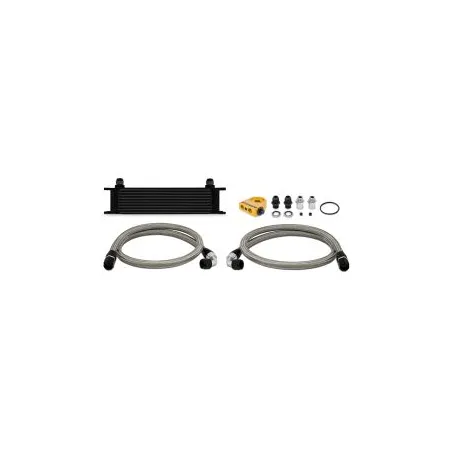 Mishimoto Universal 10 Row Thermostatic Oil Cooler Kit Black
