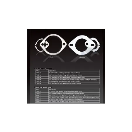 Flansza wydechowa XForce 3" 2 Bolt