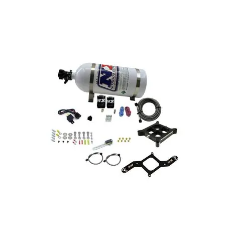 4150 Billet Crossbar Plate System Single Stage 250-750Hp with 10Lb Bottle Nitrous Express NX 63840-10