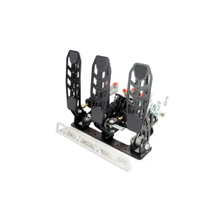 Pedalbox Drifting & Rally Mocowany do Podłogi z Podparciem Stopy RacingPedalBoxes – Czarny