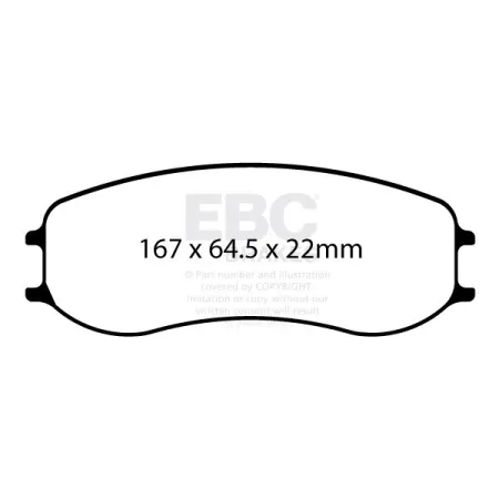 DP8081.28SR21 Sportowe klocki hamulcowe Sintered SR21™ EBC Brakes