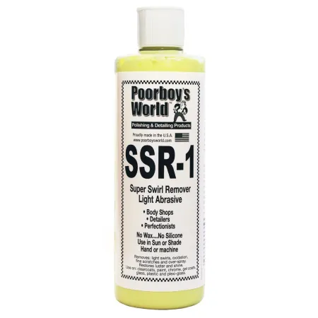 POORBOY'S WORLD SSR 1 Light Abrasive Swirl Remover 473ml
