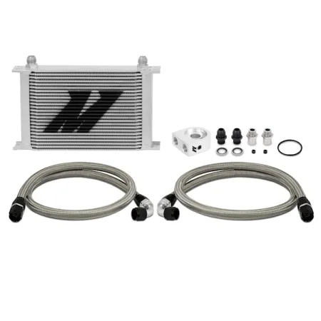 Mishimoto Universal 25 Row Oil Cooler Kit Silver