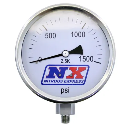 Nitrous Pressure Gauge 4 Inch High Accuracy Nitrous Express NX 15540