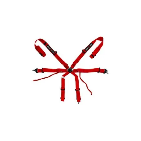 DriftShop ExtraBalls 6 Point Harness Red FIA Approved 8853