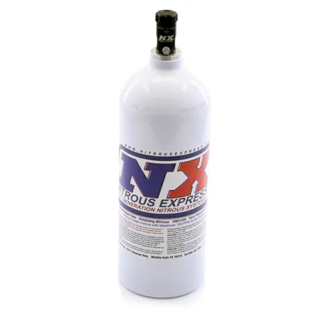 5Lb Bottle with Motorcycle Valve 5.25 Dia. x 16.14 Tall Nitrous Express NX 11055