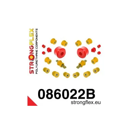 086022B: Zestaw poliuretanowy zawieszenia tylnego Honda Civic