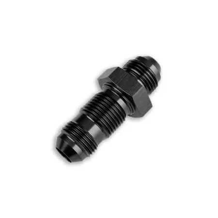 AN8 JIC Nypel adapter grodziowy prosty Czarny