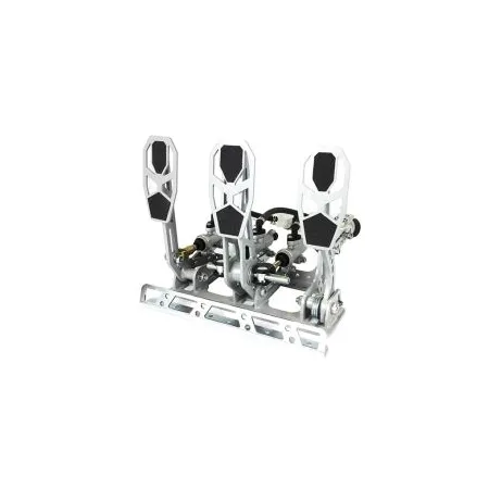 Pedalbox Car Cross Mocowany do Podłogi z Podparciem Stopy RacingPedalBoxes