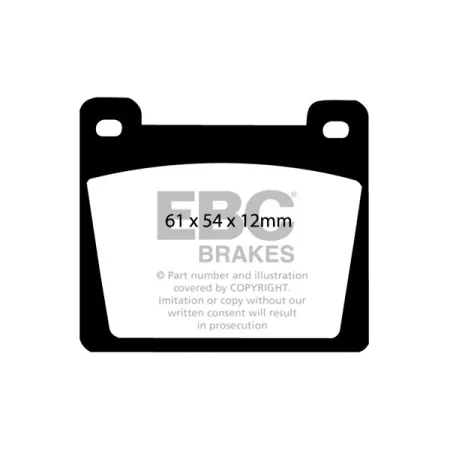 DP142 Klocki hamulcowe ULTIMAX2 EBC Brakes