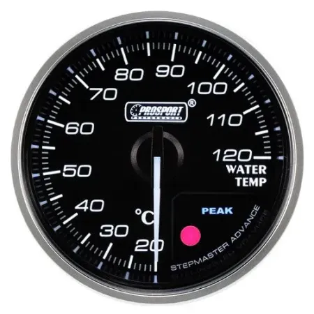 Wskaźnik Prosport Premium temperatura wody 60mm bursztynowy