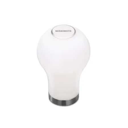 Gałka zmiany biegów Mishimoto okrąła biała