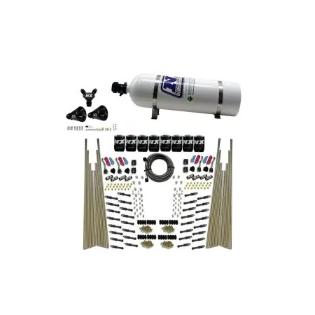 Four Stage 8-Cyl Dry Direct Port Nitrous System 15LB Nitrous Express NX 93306-15