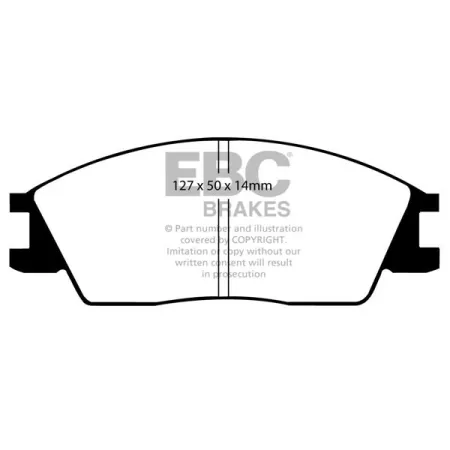 DP556 Klocki hamulcowe ULTIMAX2 EBC Brakes Honda Accord AC Accord AD Hyundai Pony X2 Stellar