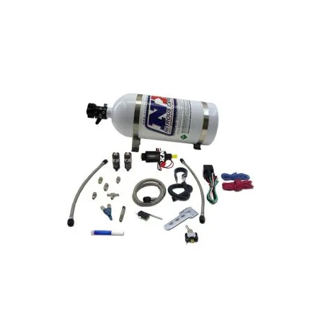 Side By Side Piranha Nozzle Nitrous System with 5Lb Bottle Nitrous Express NX 60014P