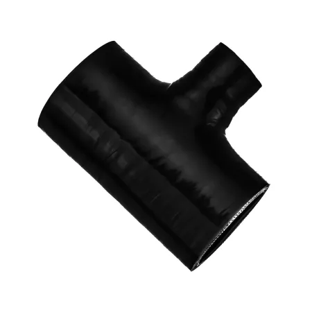 Trójnik silikonowy T-Piece 45/32mm Czarny