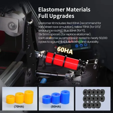 Pedalbox Pedały SIMSONN Plus X Racing Simracing Symulator - Srebrny