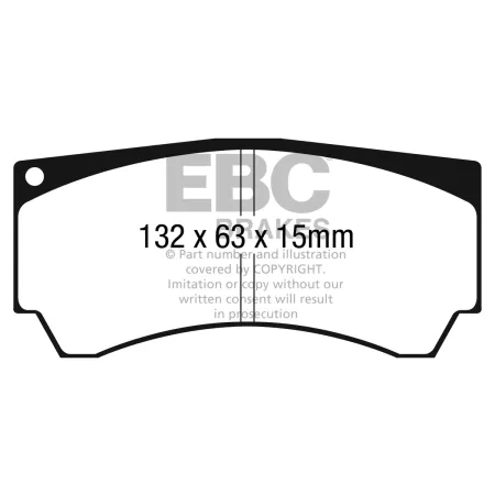 DP4066R Klocki hamulcowe YELLOWSTUFF EBC Brakes