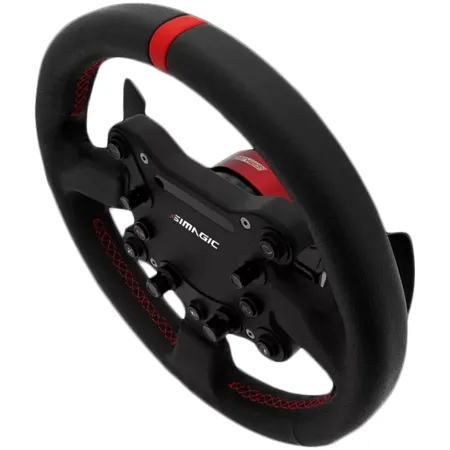 GT Sport SIMAGIC Skórzana Kierownica Łopatki Zmiany Biegów Symulator Simracing