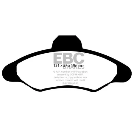 DP4837R Klocki hamulcowe YELLOWSTUFF EBC Brakes