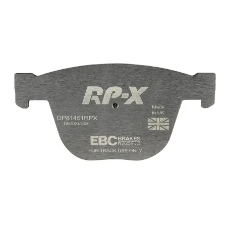 DP81451RPX Sportowe klocki hamulcowe RP-X Racing EBC Brakes BMW 1 Series E82 1M Coupe 1M 1 Series E82 M Coupe 135 5 Series E60 540 5 Series E60 545 5