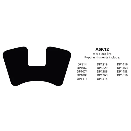 ASK12 Anti-squeal shim kits EBC Brakes