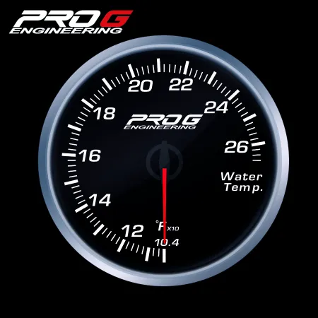 Wskaźnik Pro G Race Series RS, temperatury wody °F WHITE 52mm