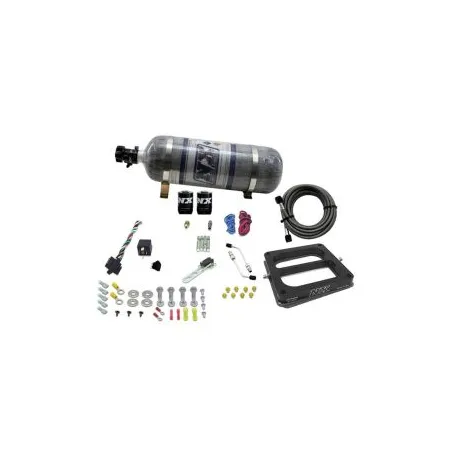4500 Hitman Dominator Nitrous Plate System 100-150-200Hp with 12Lb Carbon Bottle Nitrous Express NX 40070-12